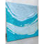 Tranquillity of Sea Vibes, art mural mixte - peinture sur toile par Kapil Vadhera, décor côtier contemporain pour chambres