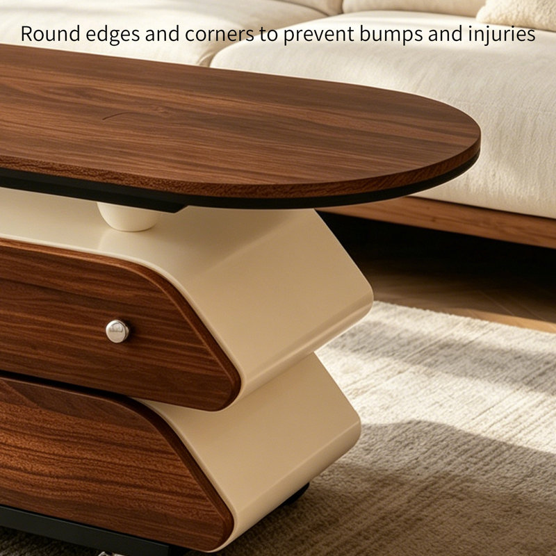 Razo, Nut-Brown/White, 19.68" H x 35.43" W x 17.71" D