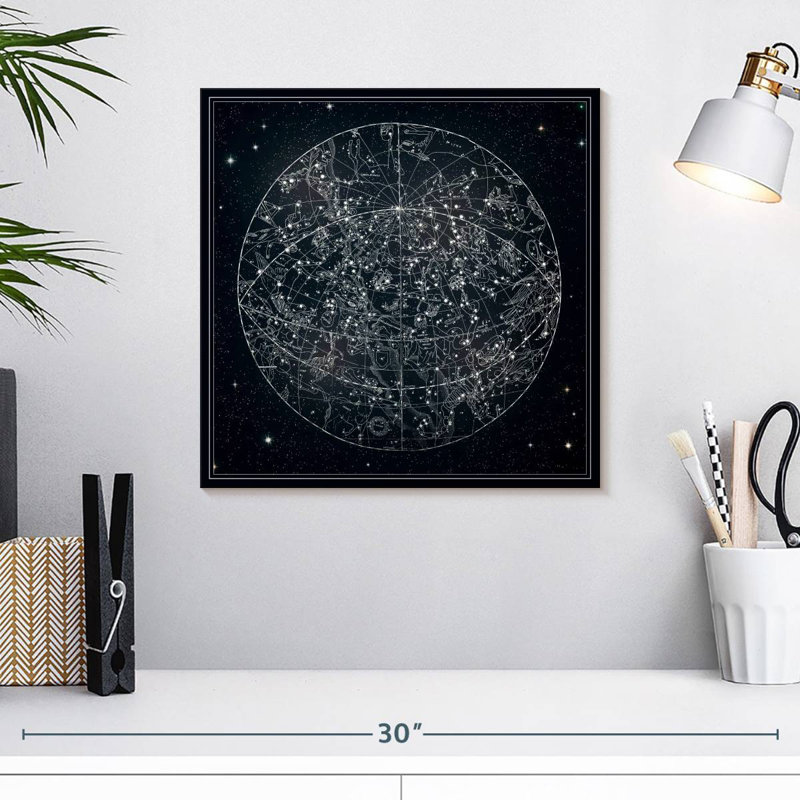 Oberle Constellation Map, 16" H x 16" W