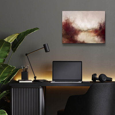 «Autumn In Aubergine» par Ashley Bradley, art mural en verre acrylique