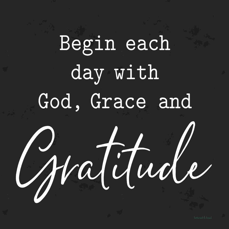 Dieu, grâce et gratitude 2884564, H 20 po x l 20 po