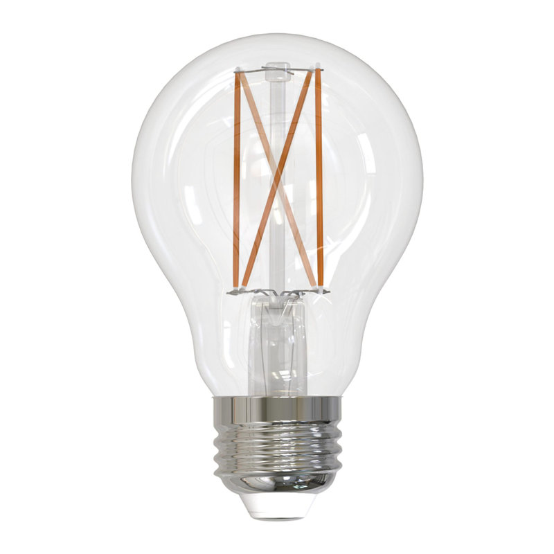 7 watts (équivalent à 60 watts), ampoule DEL A19, à intensité variable, blanc chaud E26 / base moyenne (standard). 