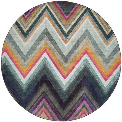 Tapis à chevrons Aljoharah Performance