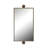 Antique Metal Framed Rectangle Wall Mirror