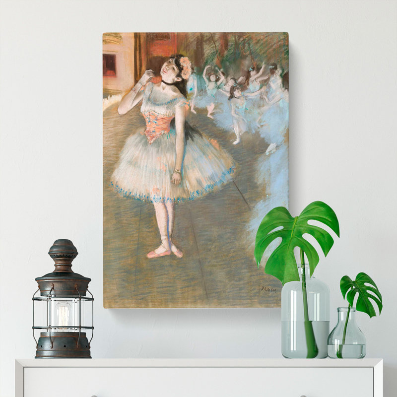Performing Ballet Ballerina Dancers by Edgar Degas - Wrapped Canvas, 76cm H x 50cm W x 3cm D