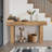 63" Farmhouse Console Table, Long Sofa Table Behind Couch, Wooden Entryway Table-1735675369