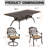 Alexaundrea 8 - Person Patio Dining Set with Rectangular Table , Cushions Included-1298883607
