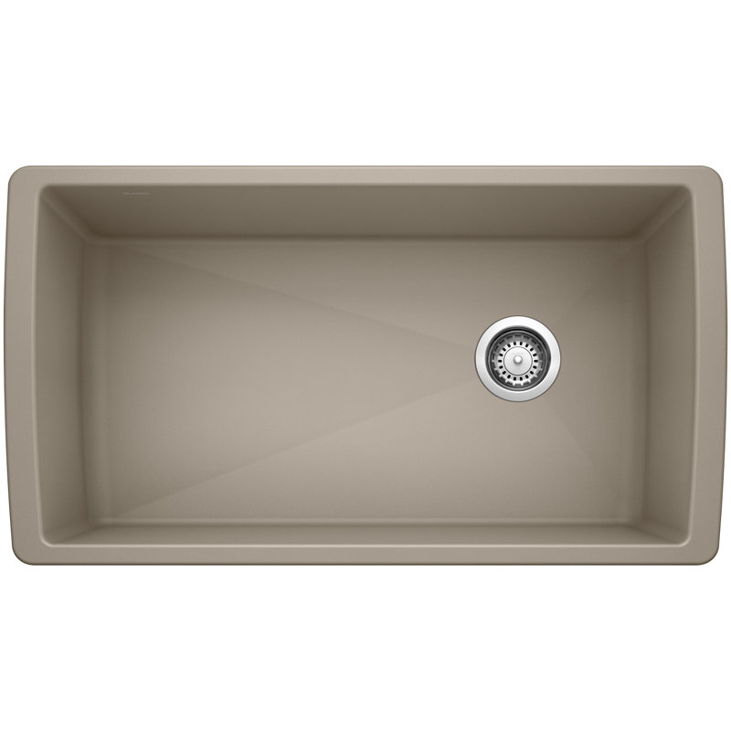 Évier de cuisine encastré 33 "Diamond truffle SILGRANIT Diamond, Truffe