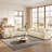 86 Inch Sofa With Extra Deep Seats Oversize,2 Seater Sofa For Living Room-2120462190