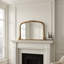 Arched Beaded Kalmar Overmantle Mirror-15461298
