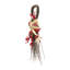24" Twig and Red Berries Artificial Christmas Teardrop Swag - Unlit