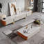 Meuble télé de style moderne jumelé à une table basse-106861500