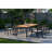 Outdoor Furniture Rhodes 7 Piece Dining Set with 96 in. Table-70572001-70572007