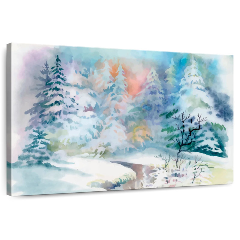 Paysage d'hiver Alvord Fantasy, H 20 po x l 30 po