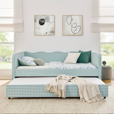Full‑Size Daybed (Cyan)