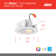 RetroBasic Connect RGBW Adjustable Downlight, Dynamic Colour Red Green Blue White, Matte White, 4"
