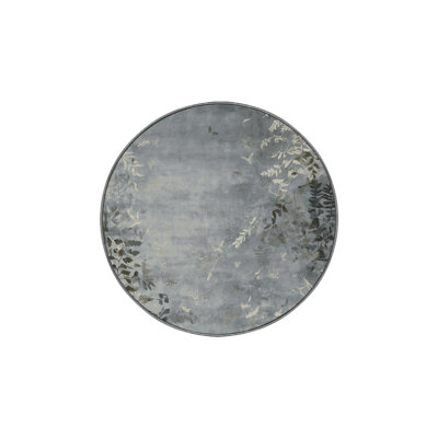 Tapis gris soyeux et moelleux