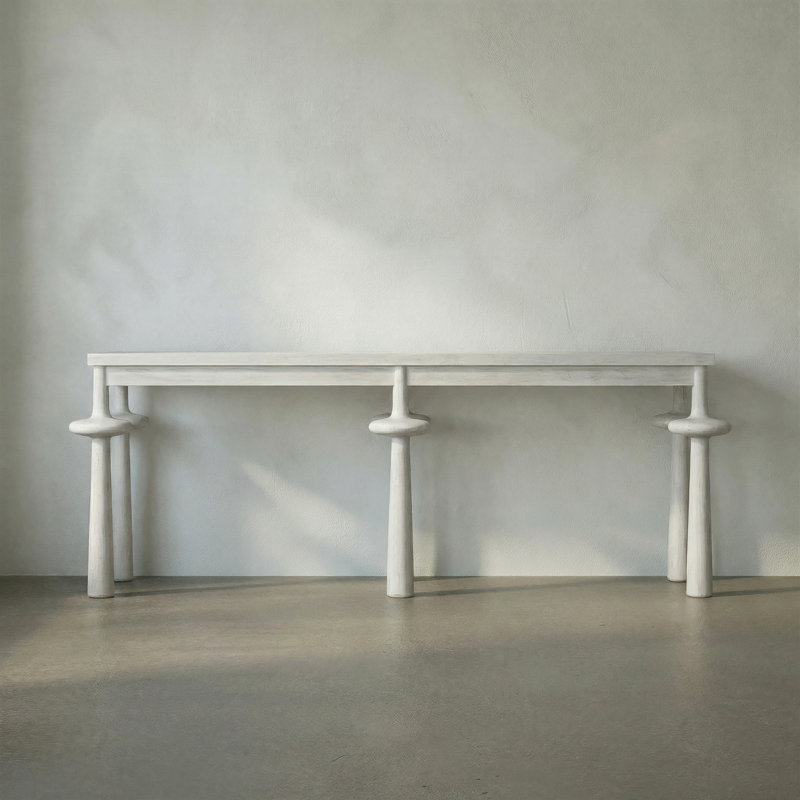Destemonia 89'' W Solid Wood Console Table