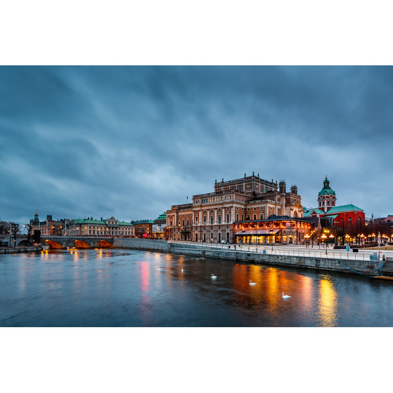 Stockholm Royal Opera by Anshar73 - Wrapped Canvas Print, 51cm H x 76cm W