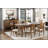 Traditional Style 1pc Server with Drawers, Adjustable Shelf, and 8-Bottle Wine Rack for Elegant Storage