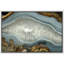 «Grey Abstract Gemmstone Agate Slice», reproduction d'art sur toile-93589429-93589431