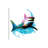 Shark by Patrice Murciano - Wrapped Canvas Print-126078147
