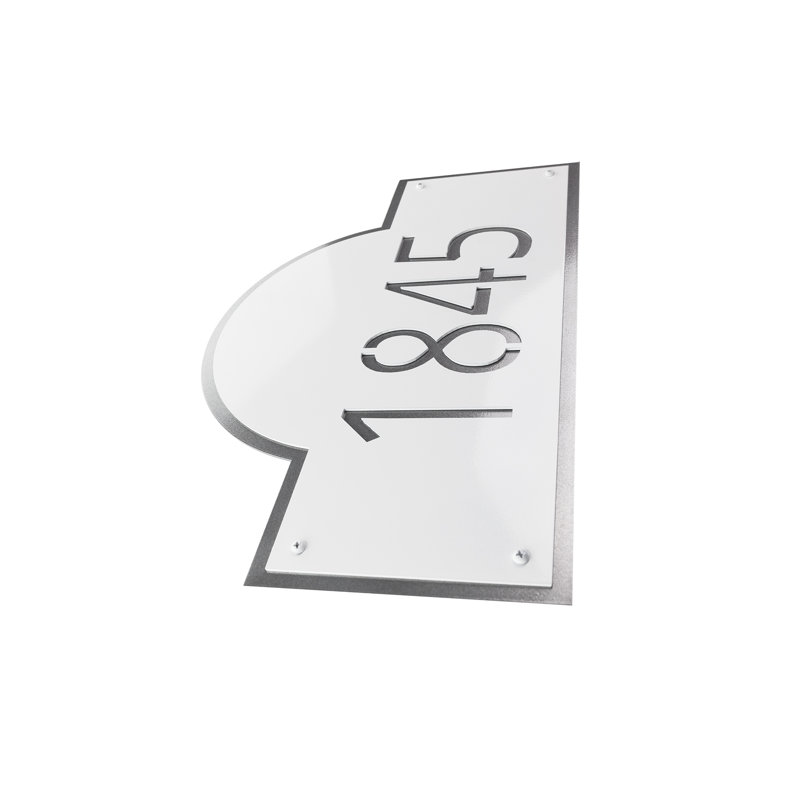 Plafonnier encastré Classic Line, Argent/blanc