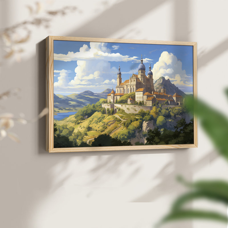 Paysage, série C, reproduction encadrée, Naturel, H 16 po x l 20 po