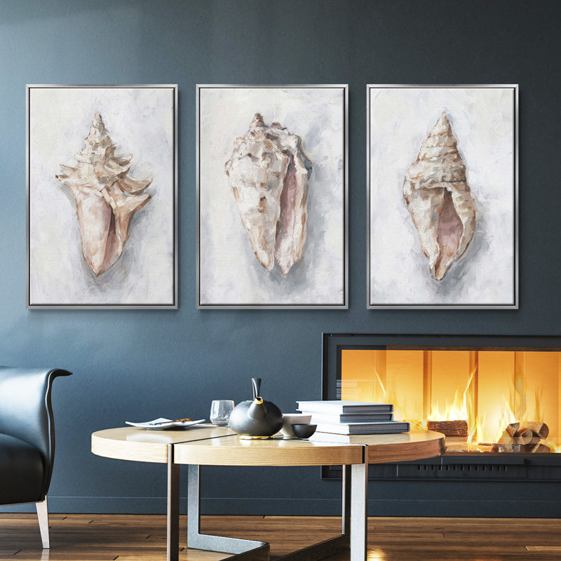 " Tree Texture Triptych I " 3 - Pieces, 40" H x 78" W, Silver