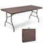Table de camping extérieure pliante Wayzata 6 pi avec structure en acier