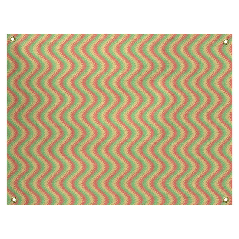Tapisserie à rayures ondulées par katelyn elizabeth Kitterman, H 27,5 po x l 37,5 po, Intérieur / extérieur