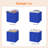 Collapsible Storage Cubes 11 Inch Foldable Fabric Bins Multi-color Organizers Decorative Organizing Baskets For Shelves For Closet, Utility Room, Storage Room Set Of 6 -1208435865