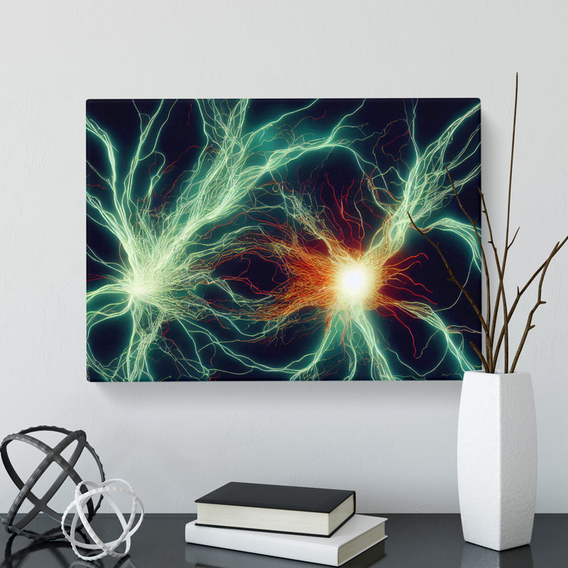 Electricity Art Vol.5 - Wrapped Canvas Print, 35cm H x 50cm W x 3cm D