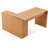 Eujin 53'' W L Shaped  Convertible Desk with Storage Drawer Printer Shelves and File Cabinet-88345209