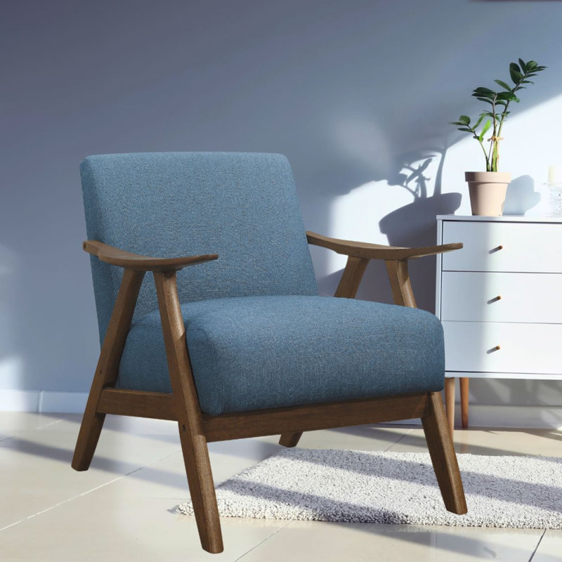 Fauteuil Ayzlee, Tissu bleu