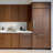 Belvedere Appliance Pull In Hammered Polished Nickel