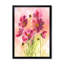 Cosmos fleurs roses - reproduction de cadre photo sur toile-1075574103-1075574098