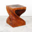Amardev Abstract Solid Wood End Table-126186943-126699396