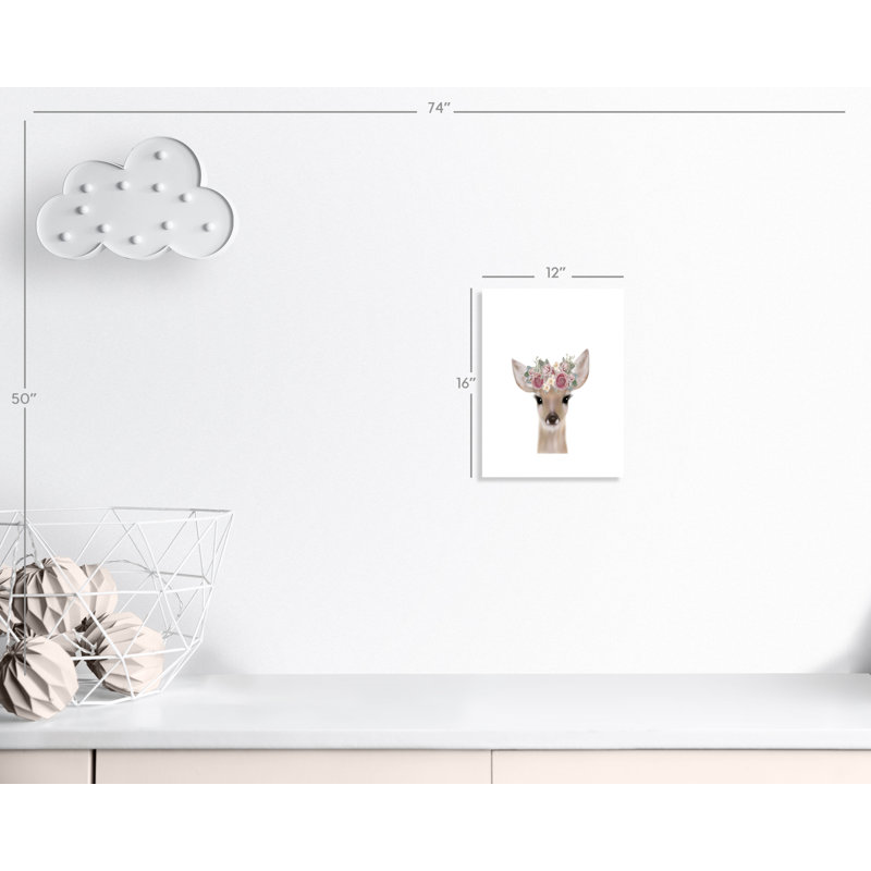 Décoration murale pour enfants, H 16 po x l 12 po x P 1 po, Papier
