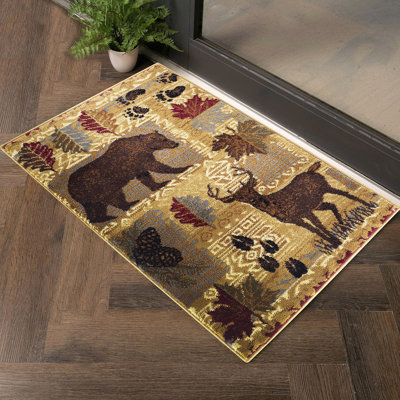Multi Lodge Area Rug