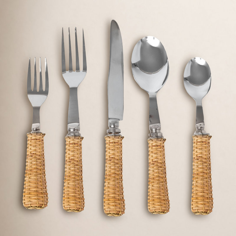 Bayou Breeze Merida Stainless Steel Flatware Set