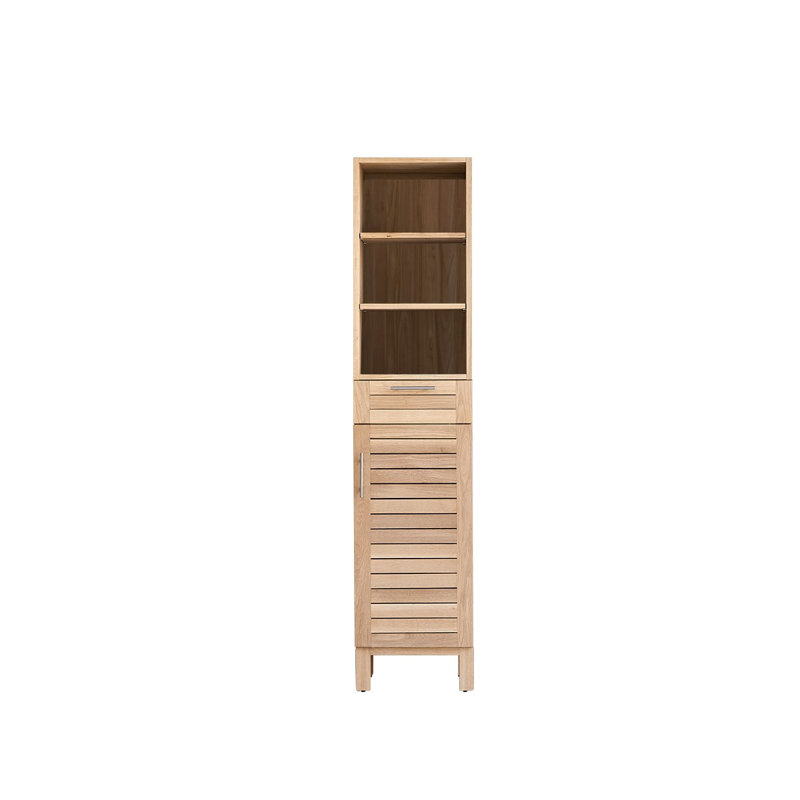 Soho Solid Oak Narrow Bathroom Cabinet