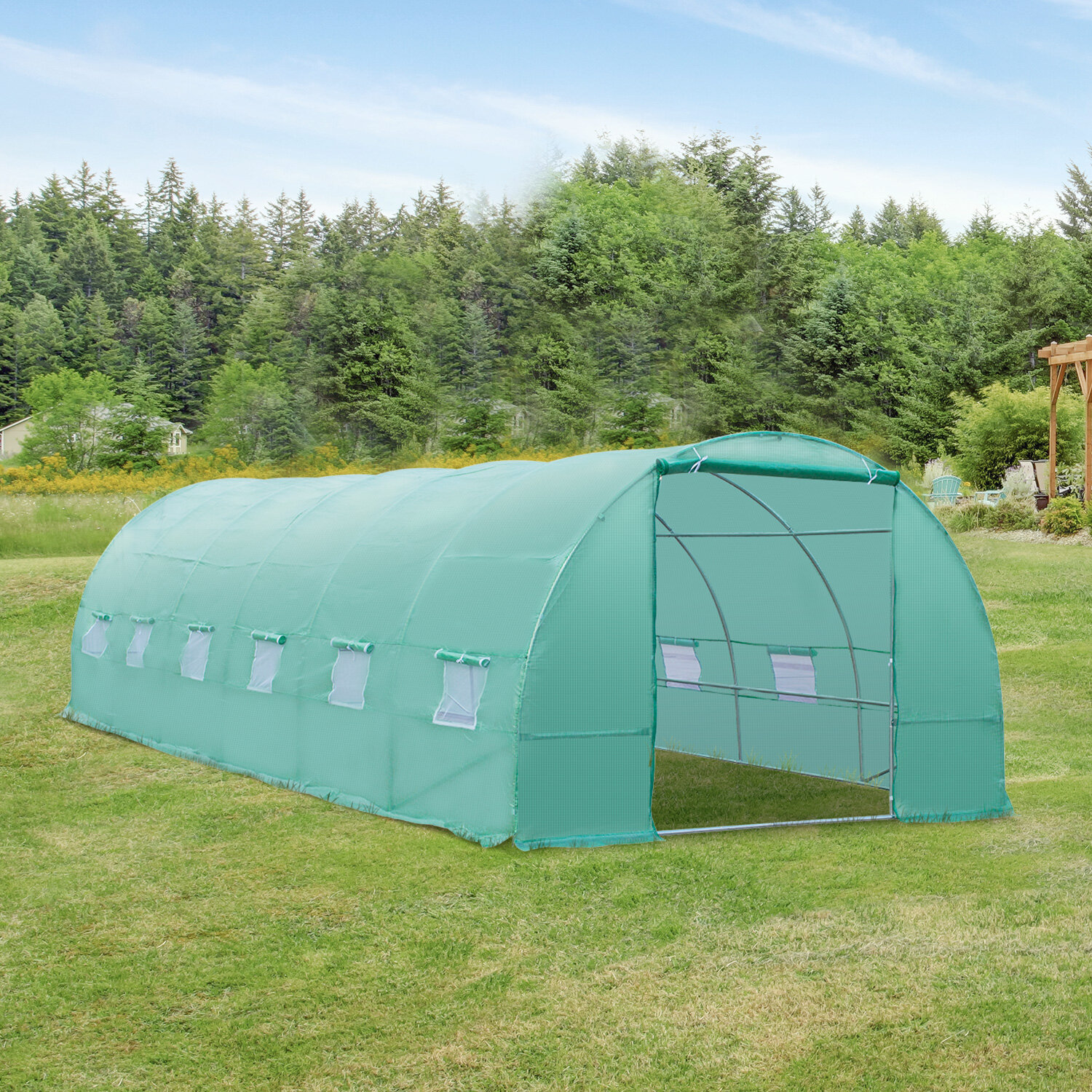 Outsunny Hobby Greenhouse And Reviews Wayfair