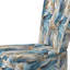 Chaise d'appoint rembourrée bleue et blanche Serenity