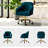 Adan Modern Velvet Task Chair with Wood Frame and Back-1441039654