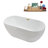 62.2'' x 28.7'' Soaking Acrylic Bathtub-95288337