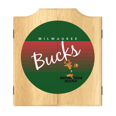 Armoire et jeu de fléchettes Milwaukee Bucks