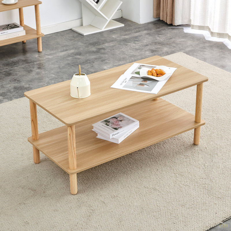 Table basse de salon, Bois robuste