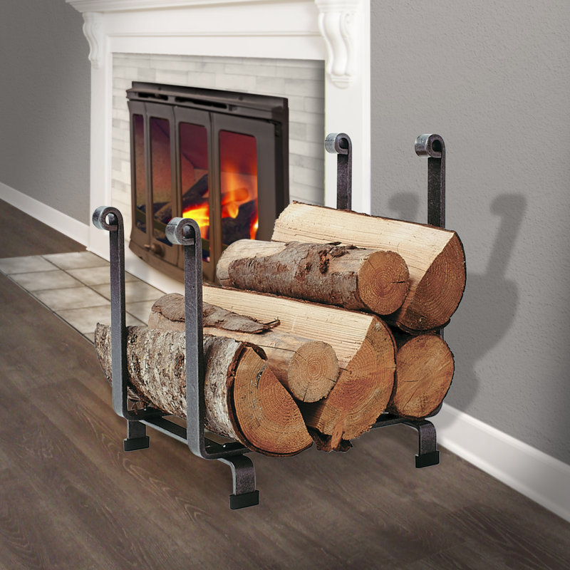 Handcrafted Hearth Fireplace Log Rack