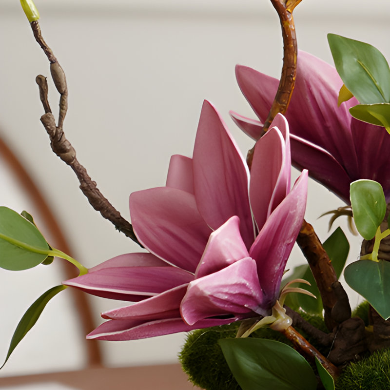Ornements de fleurs simulées